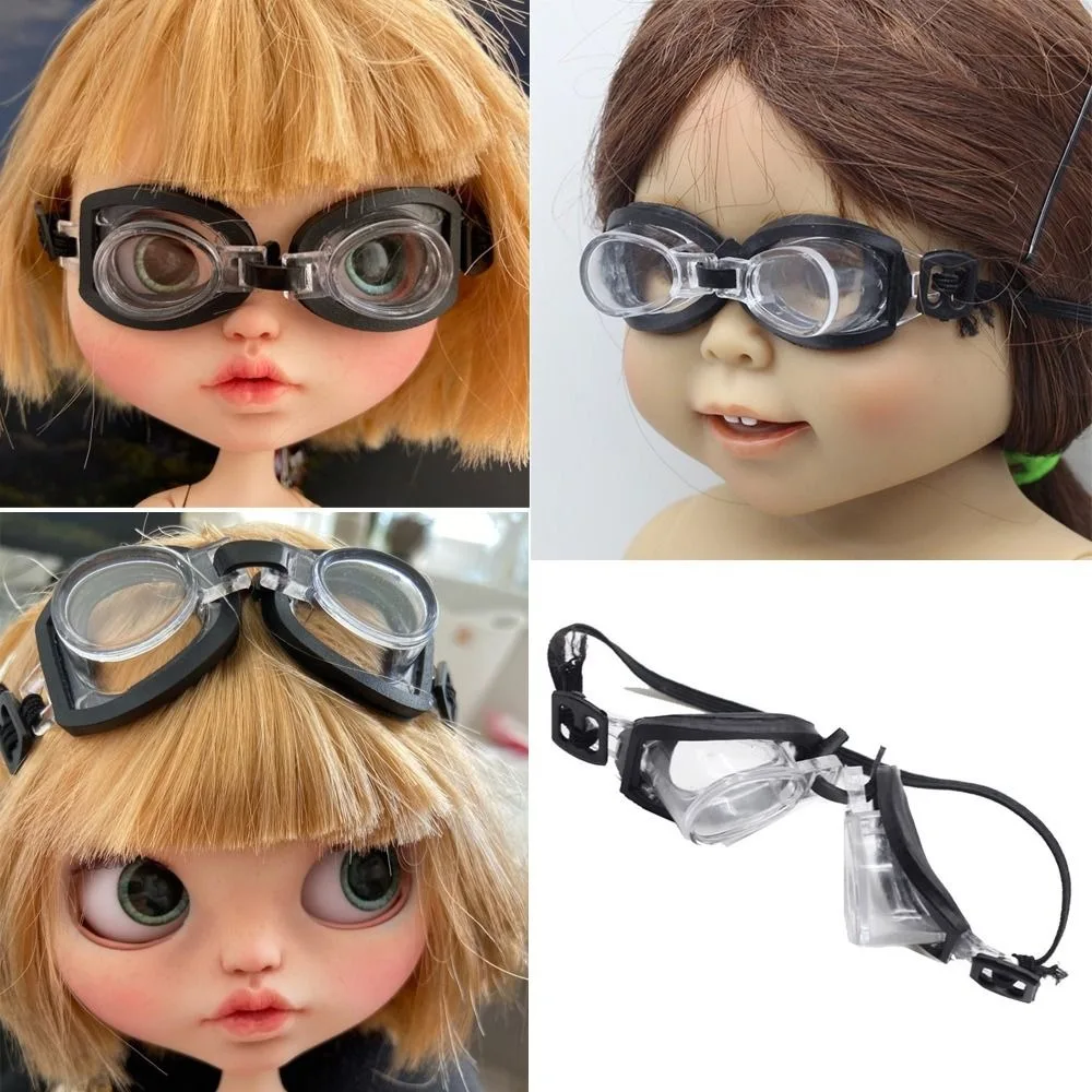 

PU Doll Swimming Glasses Lovely Swimming Goggles 1/6 BJD Dolls Doll Accessory Diving Eyeglass Glasses Box