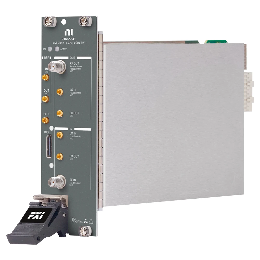Фото Векторный генератор-анализатор сигналов NI PXIe-5841 6 ГГц/1 ГГц, плата PXI, FPGA, реальное время, от 9 кГц до 6 ГГц, оригинальный, акция №2