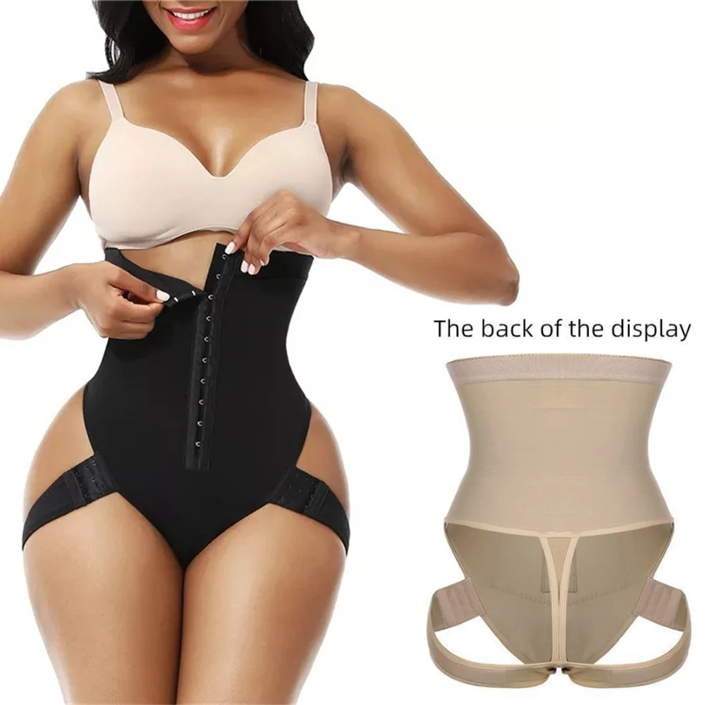 High Waist Abdomen Butt Lifter Control Panties Brief Booty Lift Seamless Shapewear Slimming Pulling Underwear Body Shaper