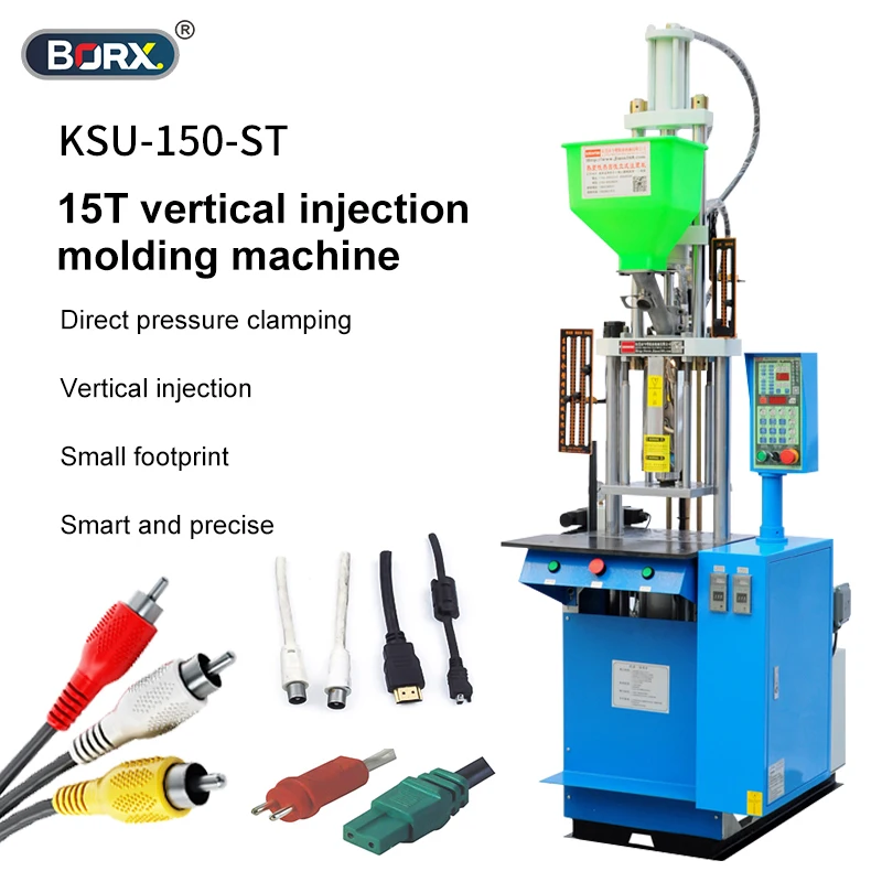 

150-ST Industrial Factory Using Injection Molding Machine USB/Power Cord Plug Making Plastic Injection Moulding Machin Wire Plug