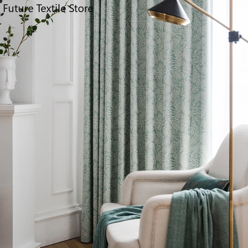 Curtains for Living Room Dining Bedroom Modern Minimalist New Bedroom Shading Living Room Jacquard Neo-classical Curtains