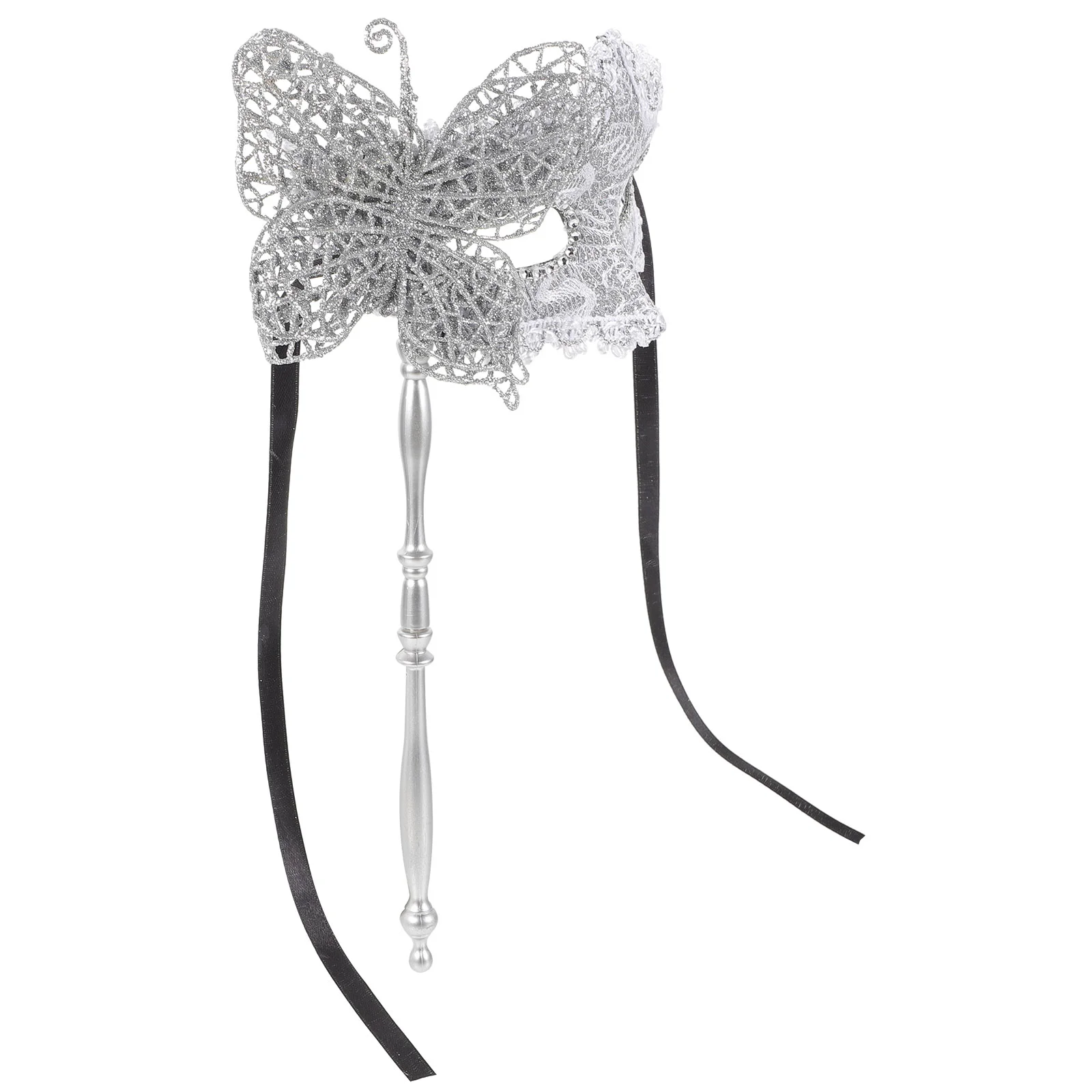 Мерцающие маски-бабочки Маскарадная маска удерживающая палочку для выпускного