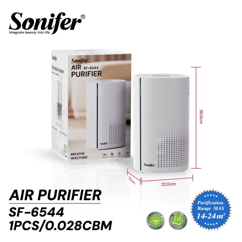 Фото Очиститель воздуха Sonifer SF-6544 для дома с HEPA-фильтром, автоматическим режимом и функцией бесшумного сна №5