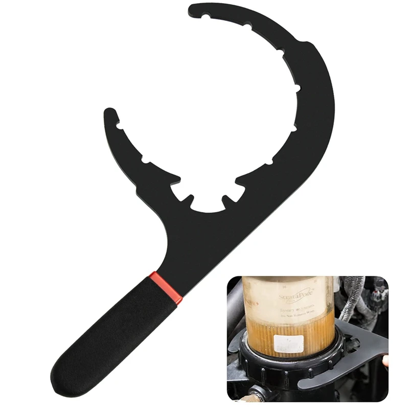 

61110 Fuel Filter Wrench, 5Inch Oil Filter Removal Tool, Metal Filter Separator