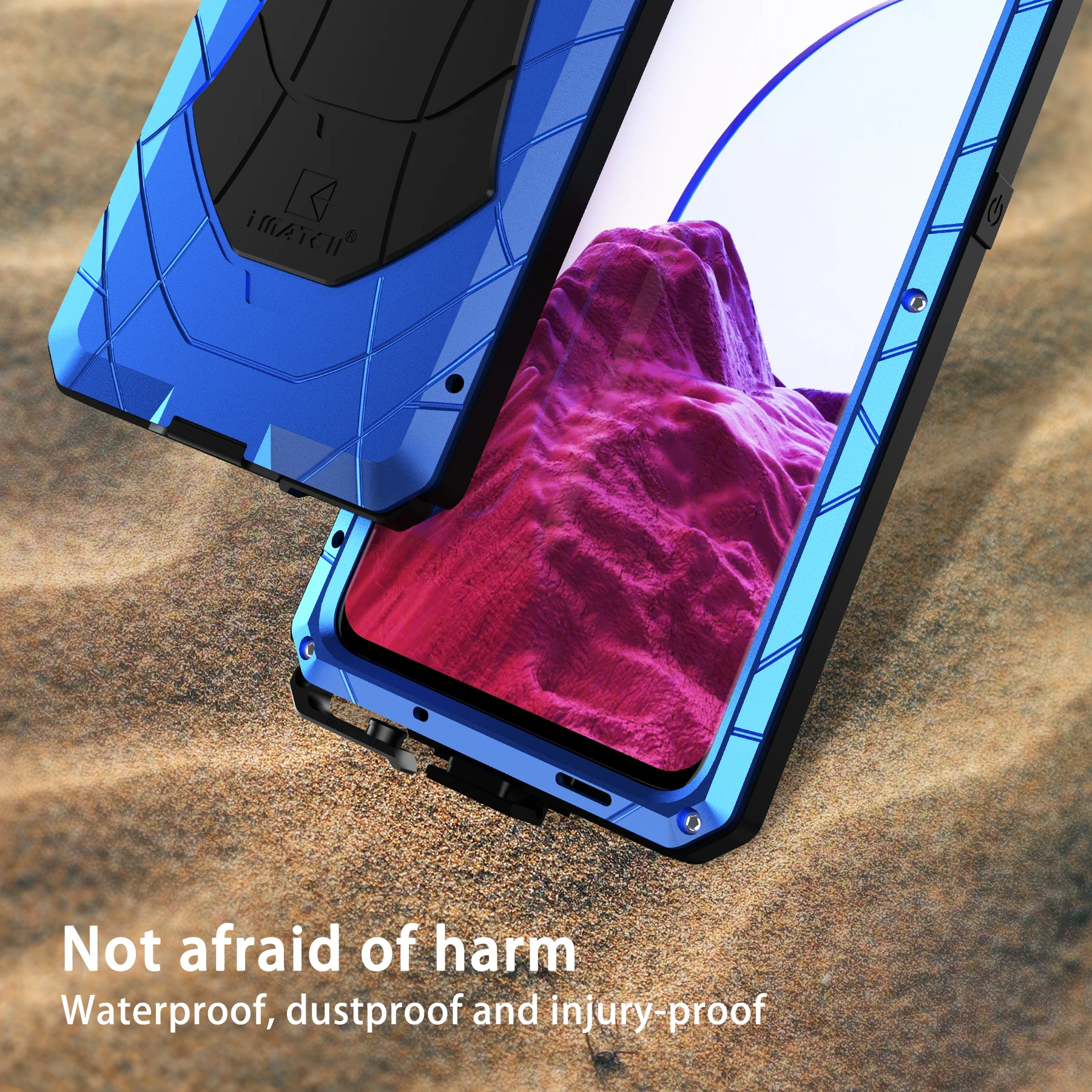 Phone Case For Oneplus Nord N20 5g Heavy Duty Case Military Metal Shockproof Dropproof Protective Cover Nord 2 N10 N200 N20 5g