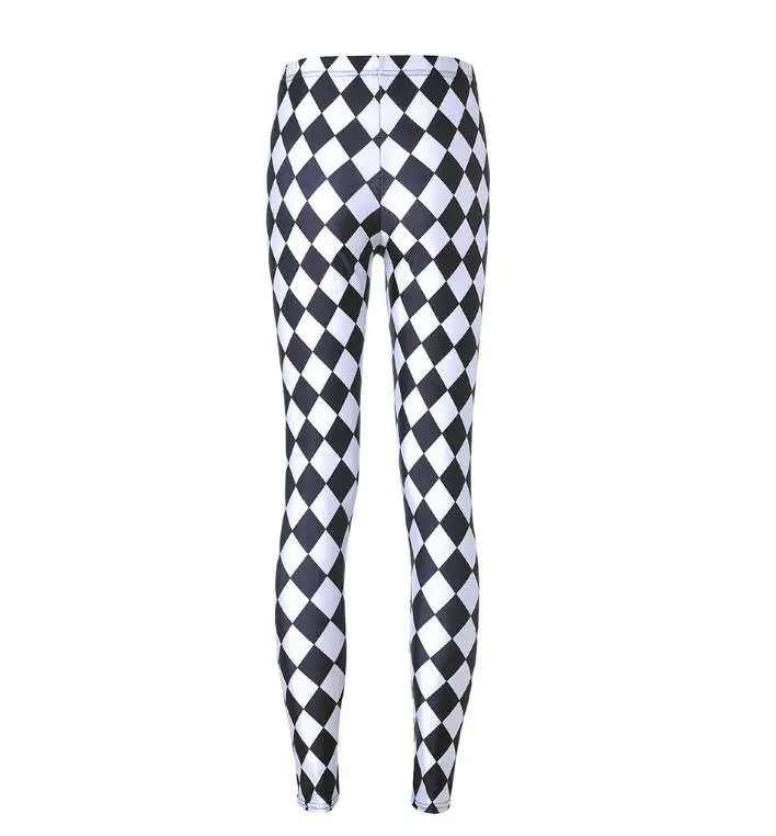 Женские Эластичные легинсы с геометрическим принтом ромбовидным узором 4XL 3575