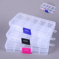 plastic jewelry boxes plastic tool box adjustable craft organizer storage beads bracelet jewelry boxes packaging wholesale