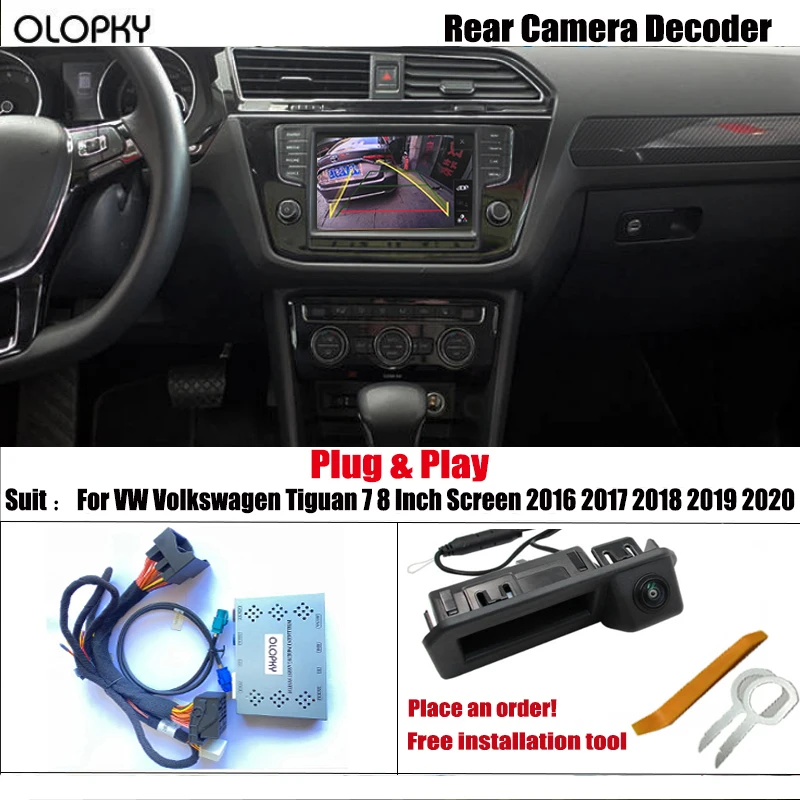 Задняя камера Bakcup для Фольксваген тигуан 7 8 дюймов экран