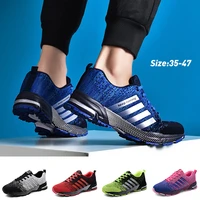 male sneakers casual jogging shoes walking outdoor shoes flat comfortable breathable shoes lace up shoes tenis shoes size35 47