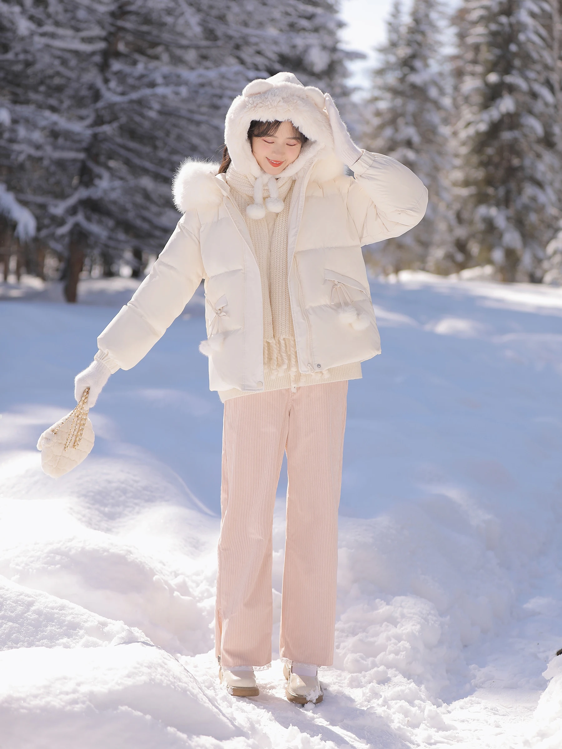 Winter Short Thickened Warm Cotton Padded Jacket Women's Korean Version Sweet Little Man's Bread Jacket Cotton Padded Jacket Ins