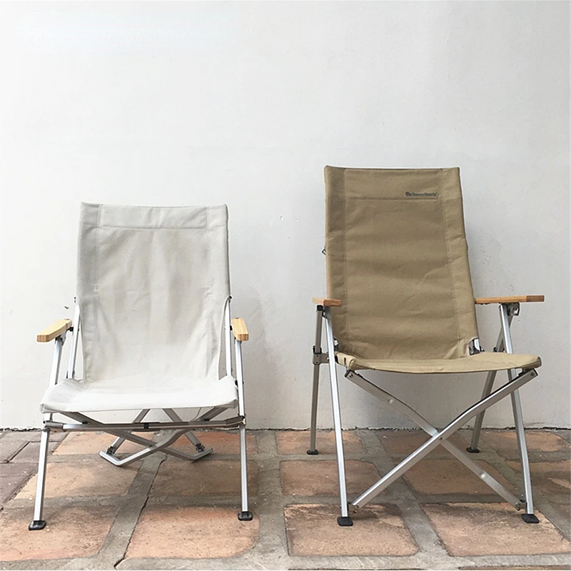 

Folding Outdoor Adjustable Canvas Reclining Camping Chair Portable