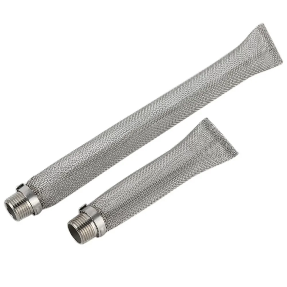 

Reusable Beer Filter Tube Stainless Steel Beer Filter Brewing Kettle Bazooka Screen Multifunction Mesh Strainer Wine Thread Tun