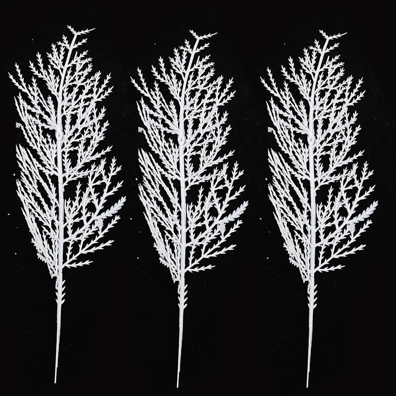 

Искусственные белые ветки сосны, 50 штук