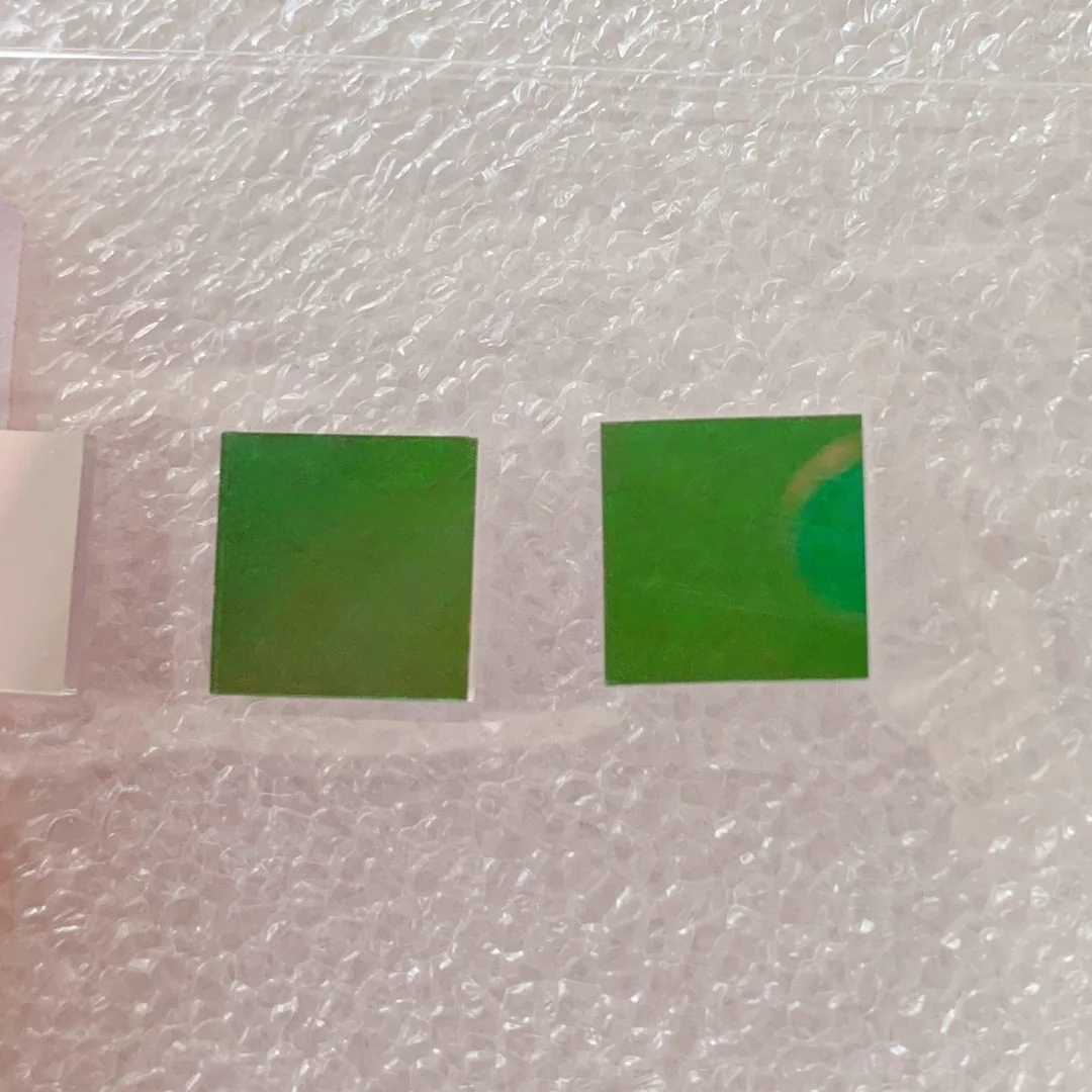 Фото Зеленый узкополосный светофильтр 530 нм BP530-35K 35 нм OD3-OD4, оптическая стеклянная линза для лазерной флуоресценции, промышленных камер и систем обработки изображений №1