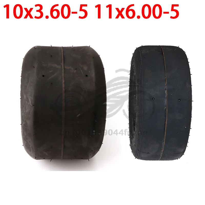 

5-дюймовая бескамерная шина, передняя шина 10X-5, задняя шина 11X-5 для детей, износостойкая шина для карт и дрифта, аксессуары