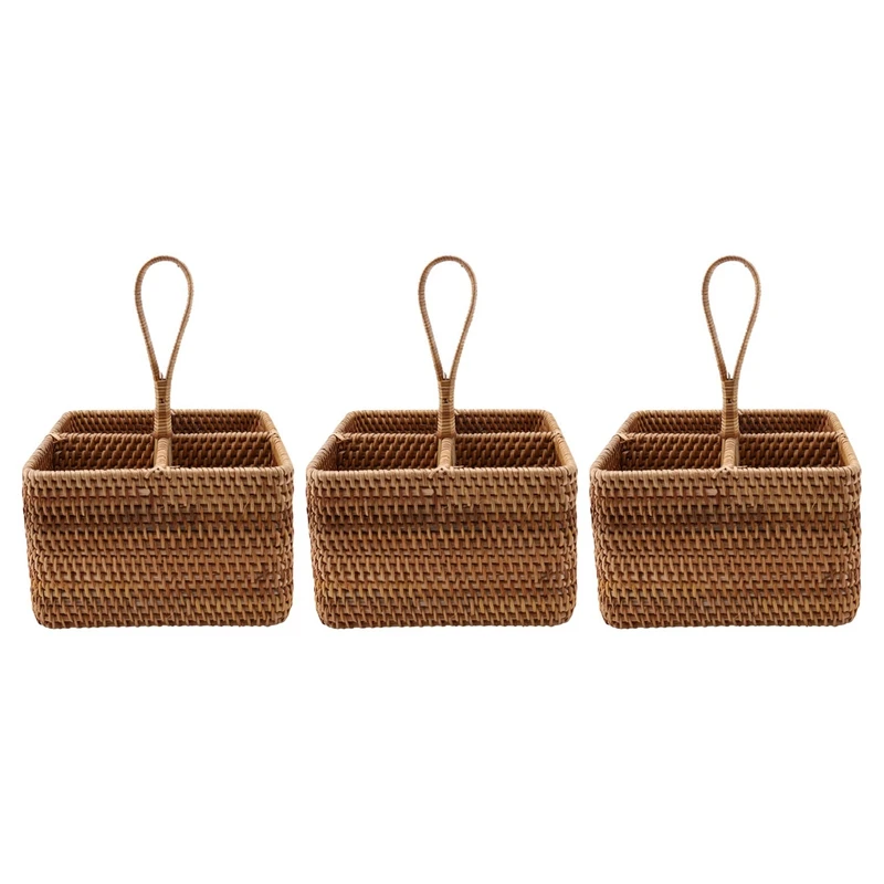 

3 шт., плетеная корзина для хранения фруктов