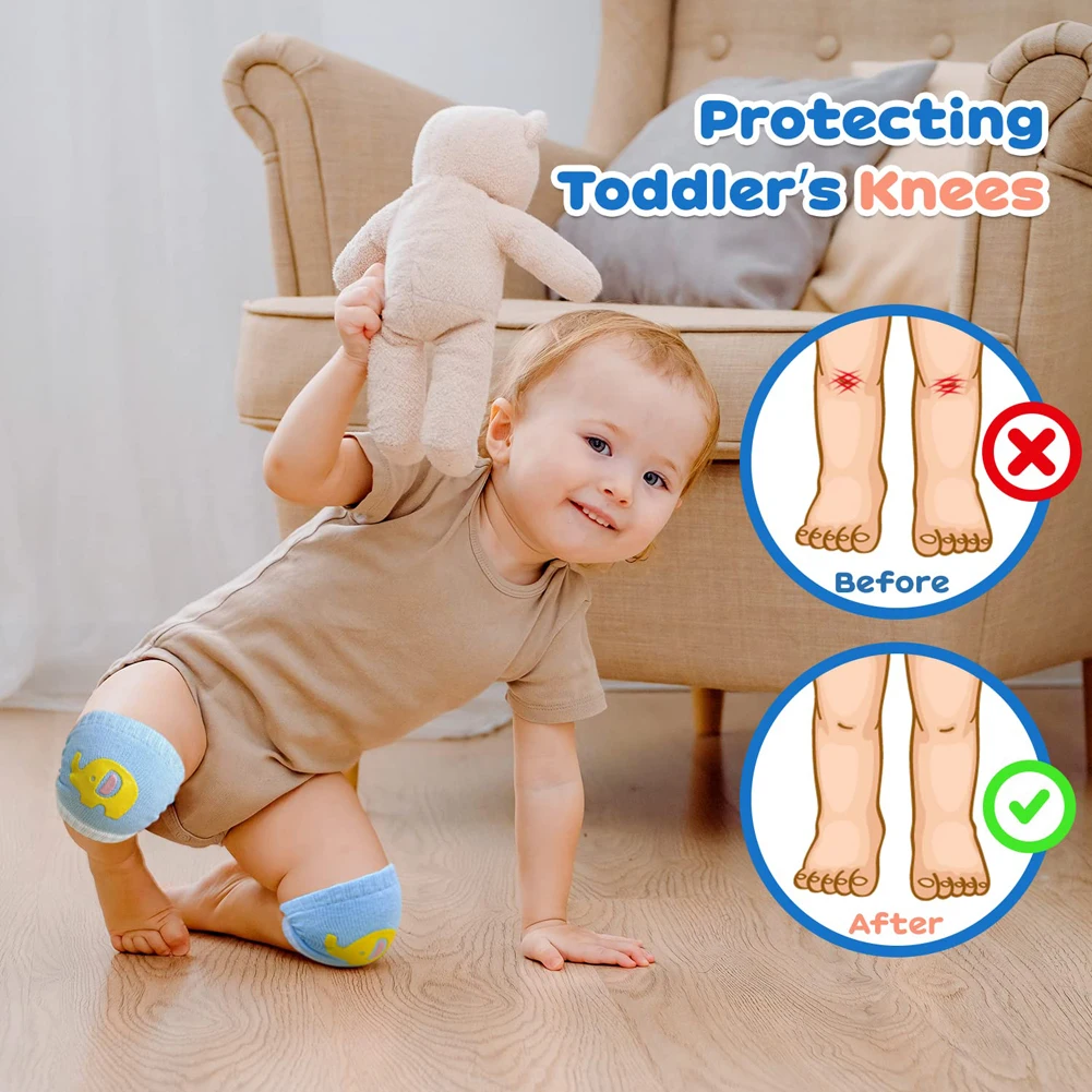 Baby Knee Pad Kids Safety Crawling Elbow Cushion Infants Toddlers Protector Safety Kneepad Leg Warmer Girls Boys Accessories