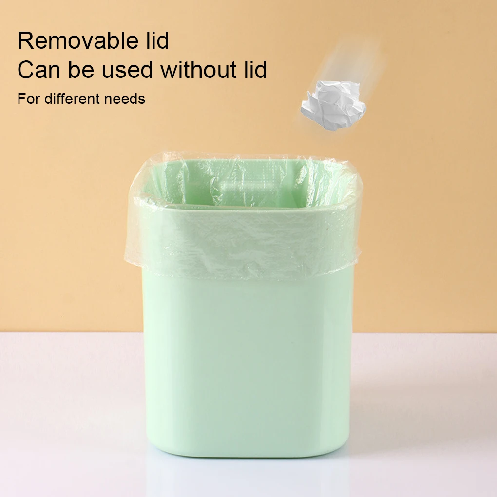 Мусорный бак без запаха Круглый Угловой кнопочный переключатель офисный