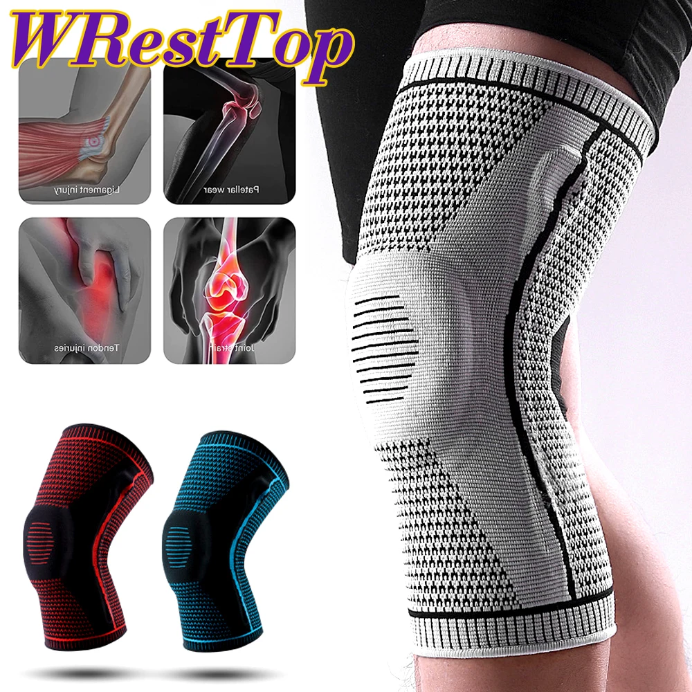 

1Pair Knee Brace Compression Sleeve Support for Kneepads Arthritis, Jogging, Sports, Meniscus Tear, Running, Joint Pain Relief