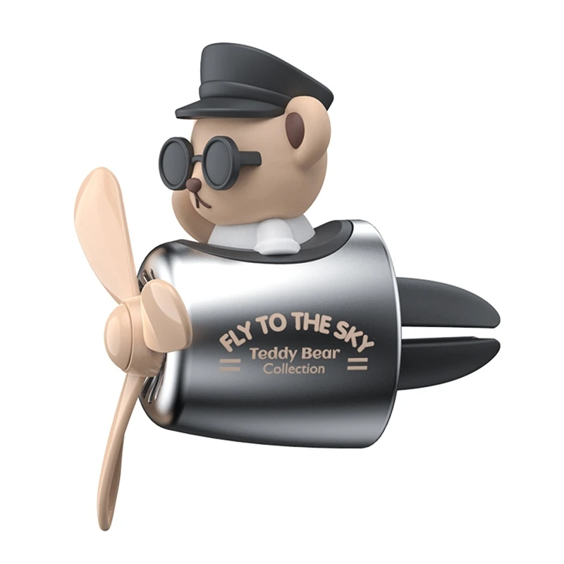 

Bear Shape Vent Air Freshener Bear Pilot Animals Car Goods Ornament