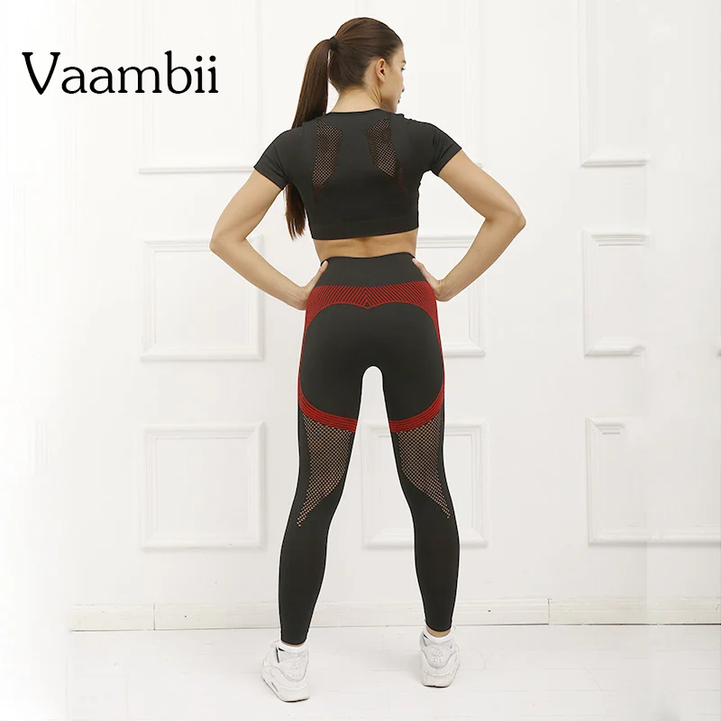 

2022, костюм для йоги, Бесшовные женские леггинсы с высокой талией, комплекты для йоги, спортивная одежда, женские спортивные костюмы для трен...