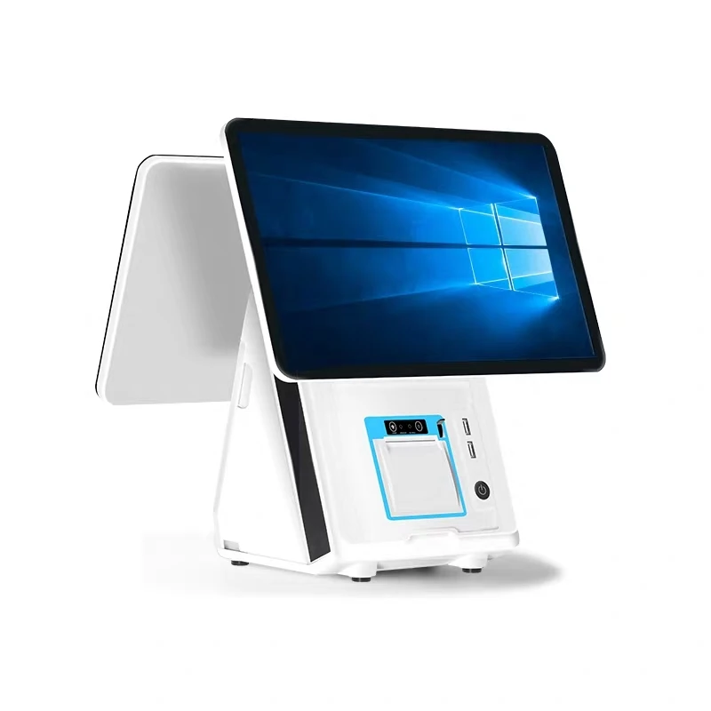 

15.6" Hot Sale Cashier Pos System Electronic Pos Touch Machine Supermarket Touch Screen Cash Register POS systemCD