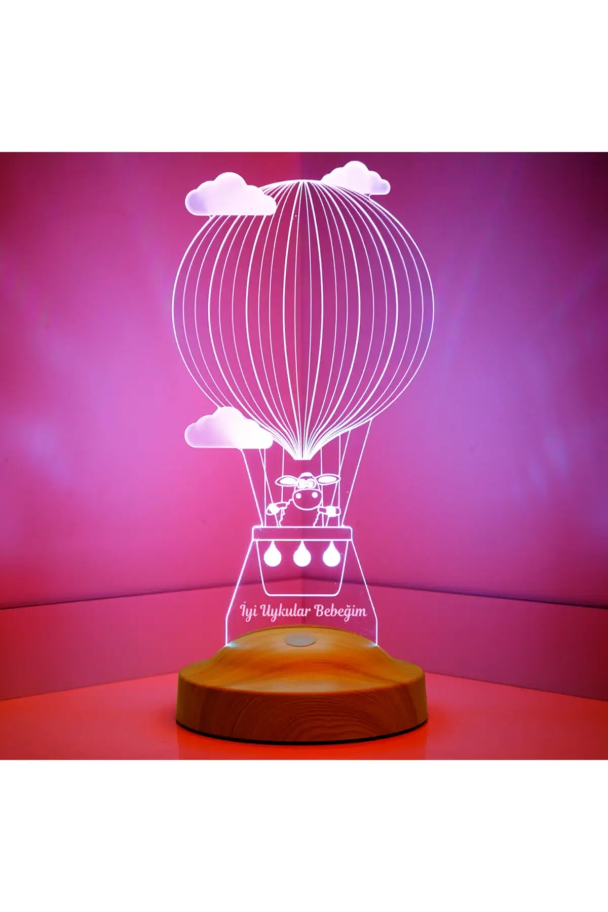 

С Новым Годом подарок крыло сердце 3d Светодиодная лампа