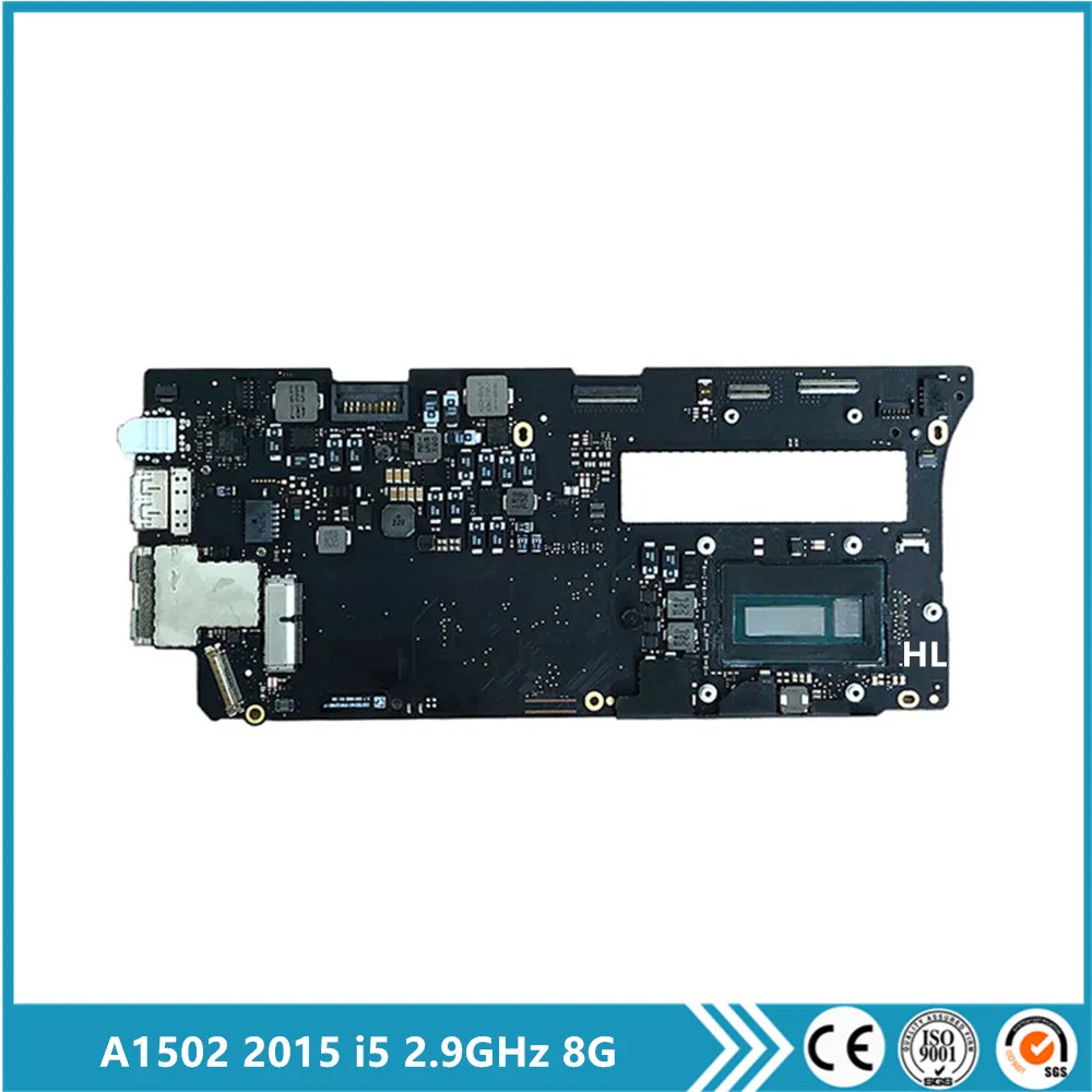 

Материнская плата A1502 для ноутбука Macbook Pro Retina 13 дюймов, логическая плата A1502 i5 2,9 ГГц 8 Гб 820-4924-A 2015 года, распродажа