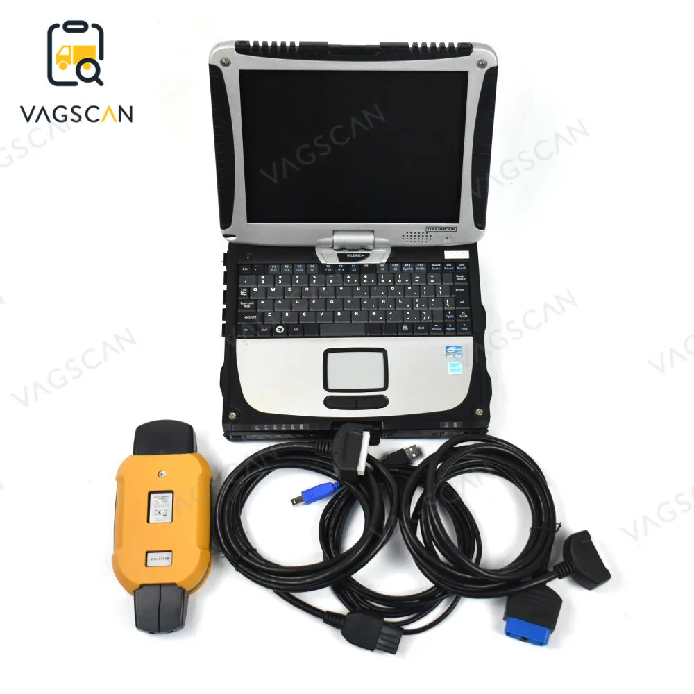 

Truck Diagnostic Interface Vcads pro 88890180 (88890020 + Yellow Protection) for Renault + CF19 CF-19 Laptop