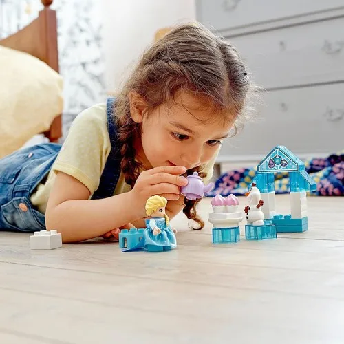 Оригинальный Конструктор LEGO DUPLO 10920, Эльза И Олаф, Чайная Вечеринка, игрушка для малышей, игровой набор, кирпичи, 17 шт. в возрасте + 2 шт. в подар... (art.: 3920b962ecbd7) - 3920b962ecbd7