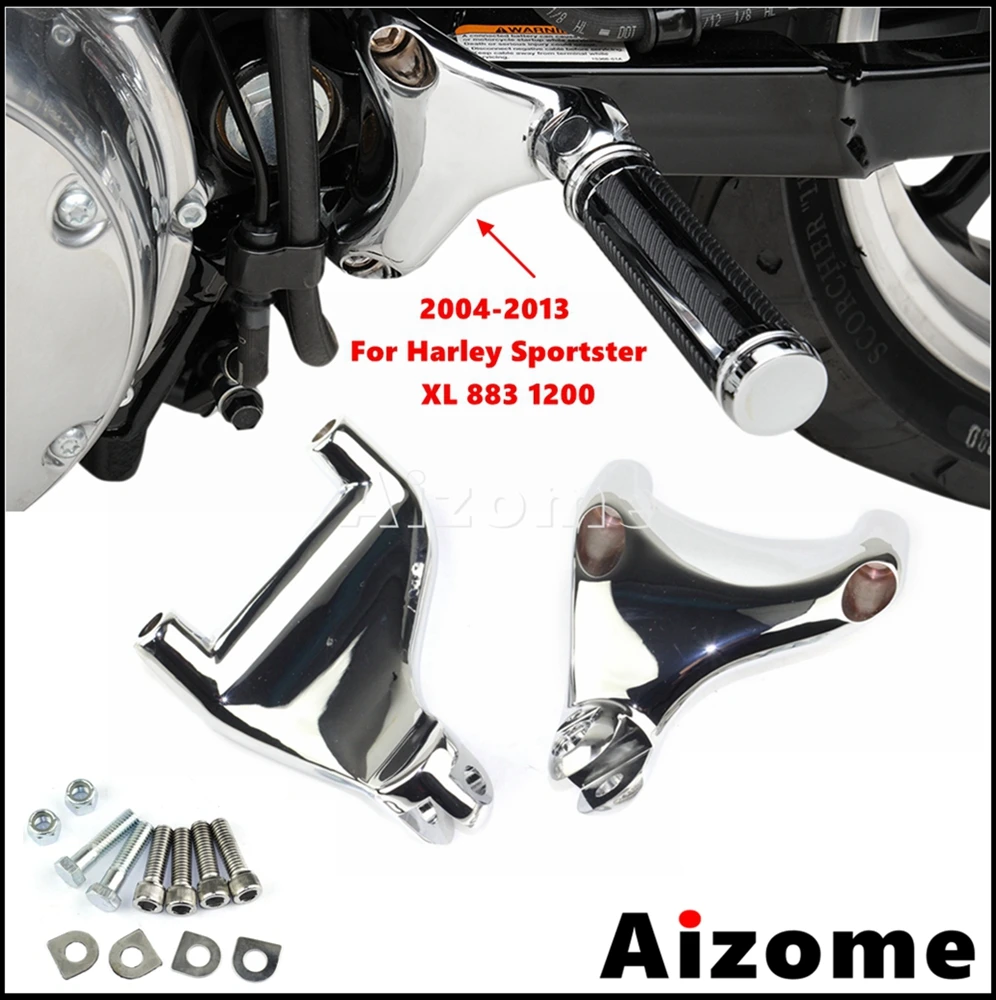 Мотоциклетная подставка для ног комплект подножек Harley Sporster XL 883 1200 Sport SuperLow Forty-Eight