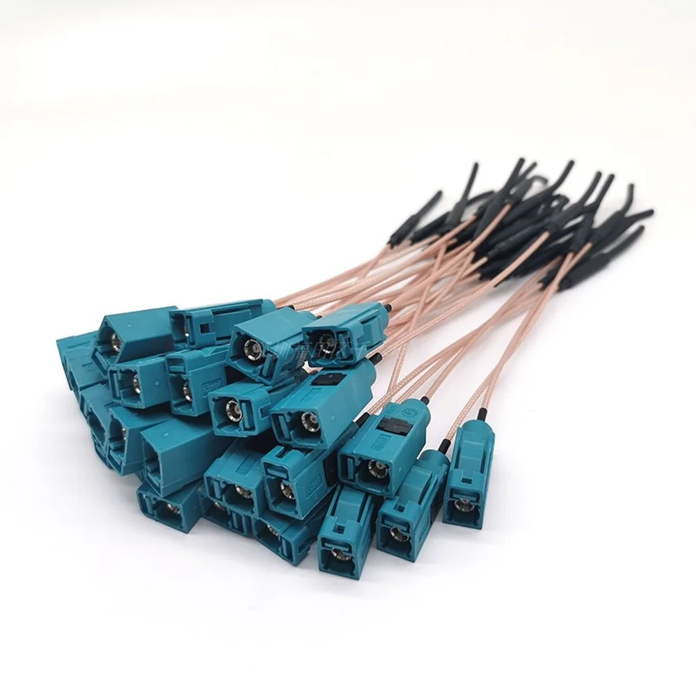 10pcs For BMW Carplay WIFI Antenna Cable Bluetooth FAKRA Connector Adapter Cable Plug
