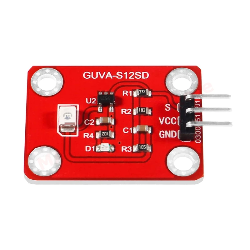 4 шт. УФ-датчик 240-370 нм GUVA-S12SD/CJMCU-GUVA-S12SD контактный разъем интерфейс солнечный