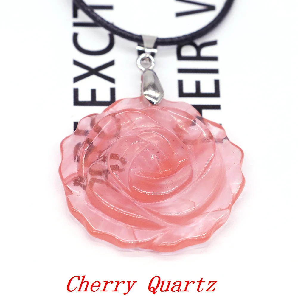 

Натуральный кристалл ожерелье роза Амазонит/Аметист/черный