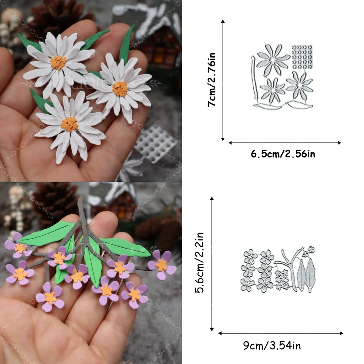 Daisy Metal Cutting Dies Stencil For Greeting Card Decoration DIY Scrapbooking Scrapbook Paper Photo Album NEW