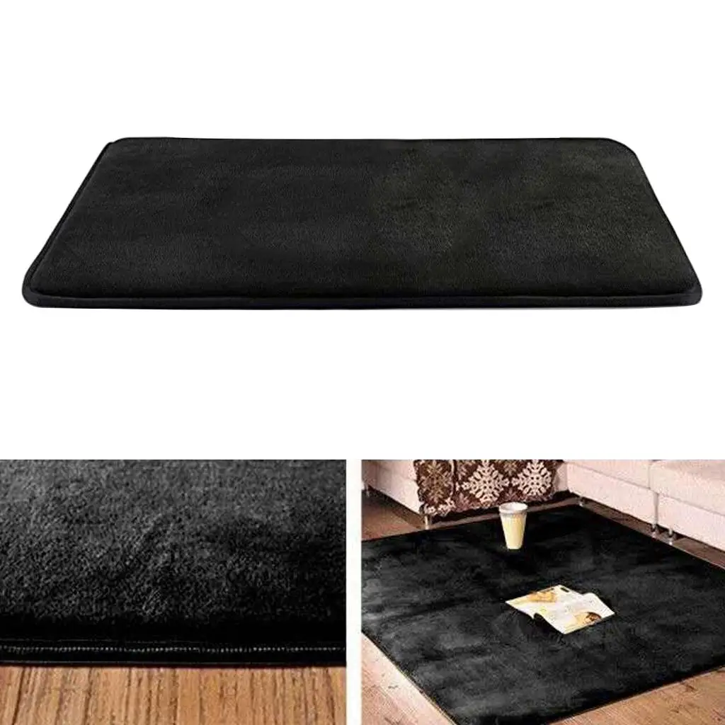 2X коврик для ванной из пены с эффектом памяти небсорбирующий бархатный 0x80 см