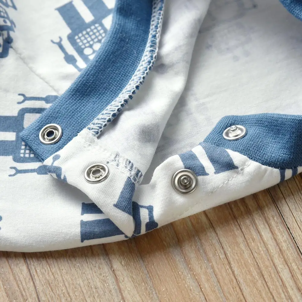 Детский комбинезон из тонкого хлопка с длинным рукавом |