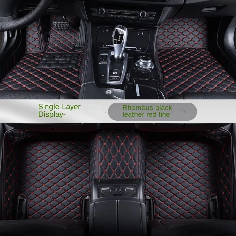 

YUCKJU Custom Leather Car Mats For Dodge All Medels Caliber Journey ram Caravan Aittitude Accessories Automotive Carpet