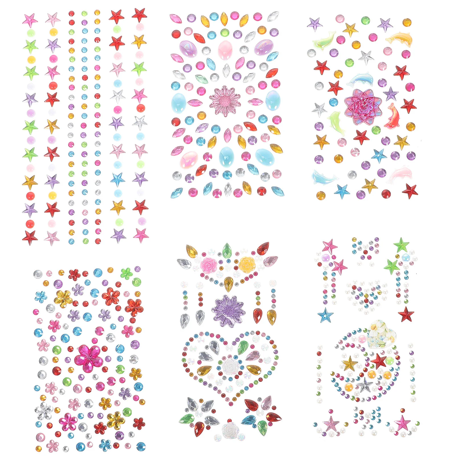 

Face Stickers Jewelsrhinestone Sticker Makeup Rhinestones Rave Stickbody Accessories Diamond Festival Mermaid Indianbindi Nail