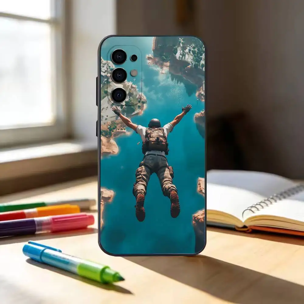 Чехол для телефона C-Chicken game-P-PUBG-G для Samsung S 25,24,23,22,30,21,10,9,Ultra,Plus,Lite,FE,4,5 G, мягкий черный чехол (art.: 3920dbcf4bc6a) - 3920dbcf4bc6a