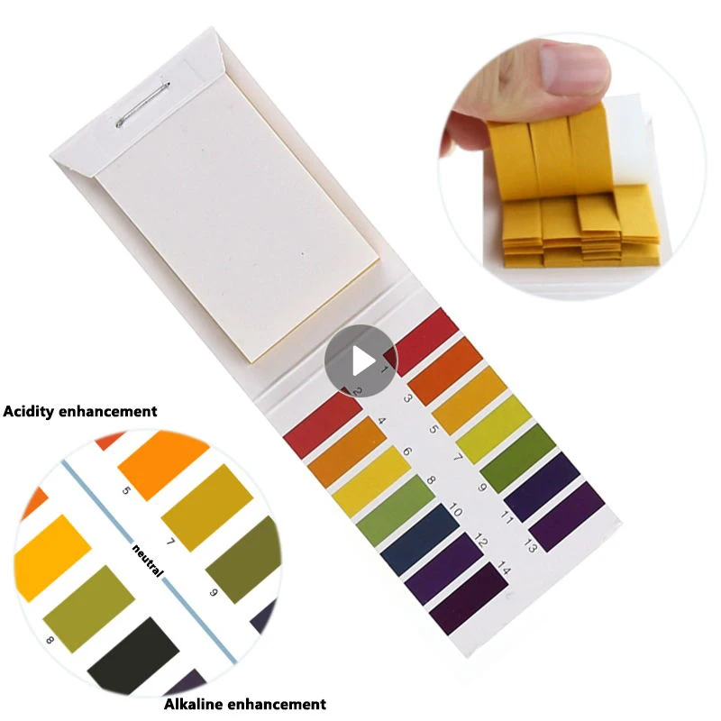 

80 Strips 1-14 Litmus Papers PH Meters Soil Acidity PH Indicators Strip Aquarium Water Quality PH Tester Paper With Control Card