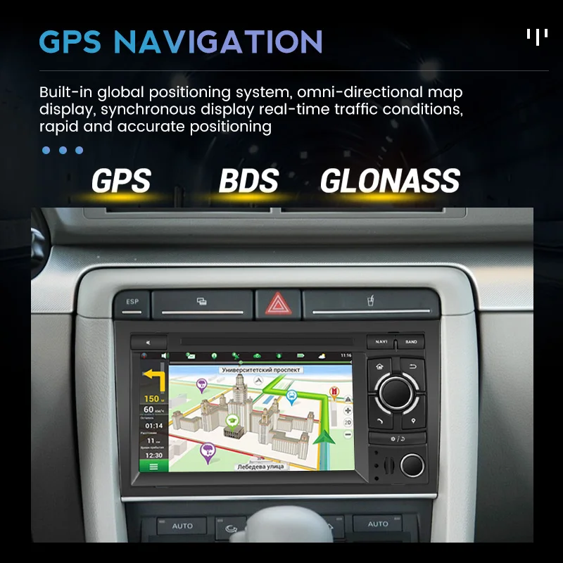 2DIN Android 11 автомобильный мультимедийный плеер радио для Audi A4 B8 B6 B7 S4 RS4 SEAT Exeo 2002-2008 RDS