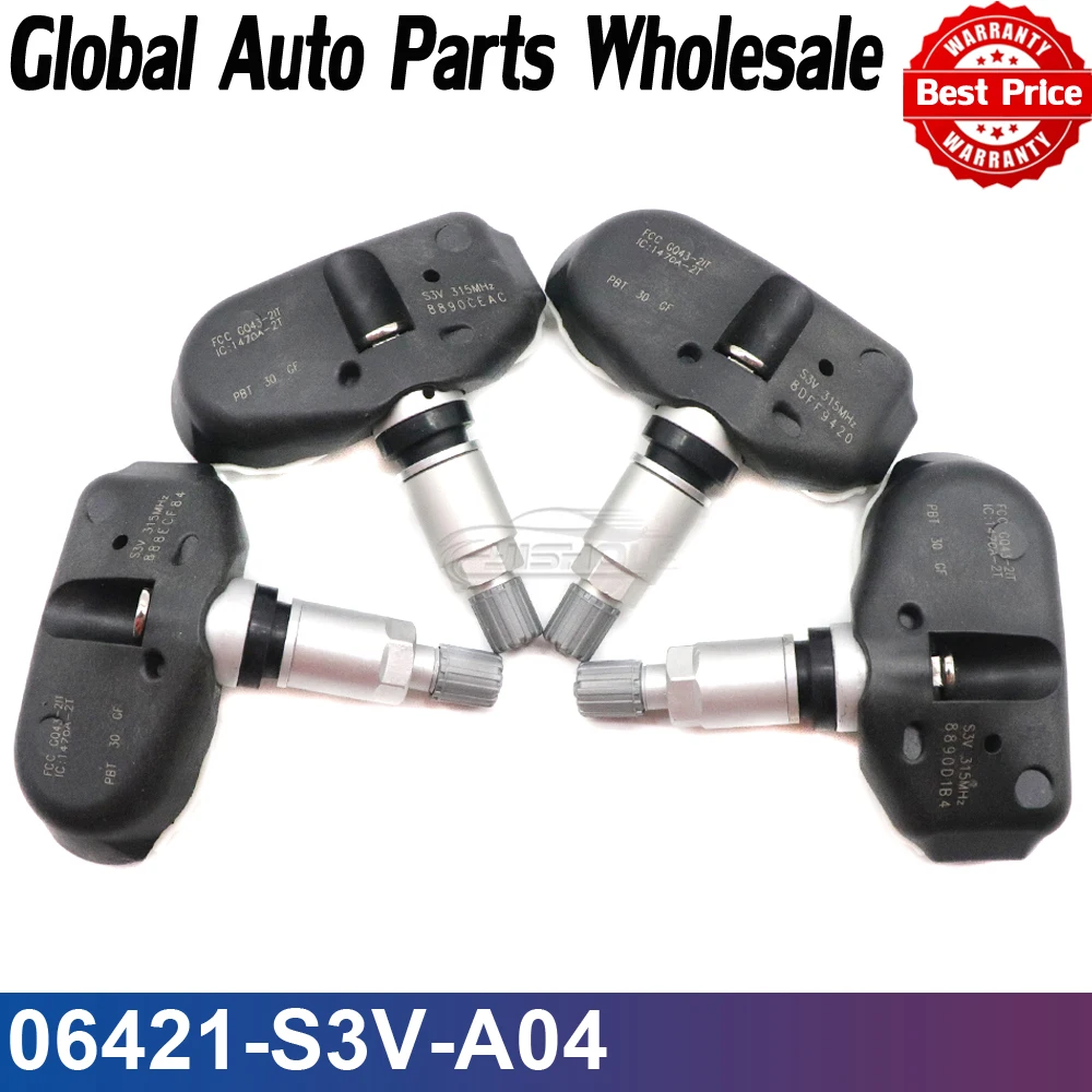 06421-S3V-A04 Новый автомобильный датчик давления в шинах TPMS 315 МГц для Odyssey Ridgeline Honda Pilot