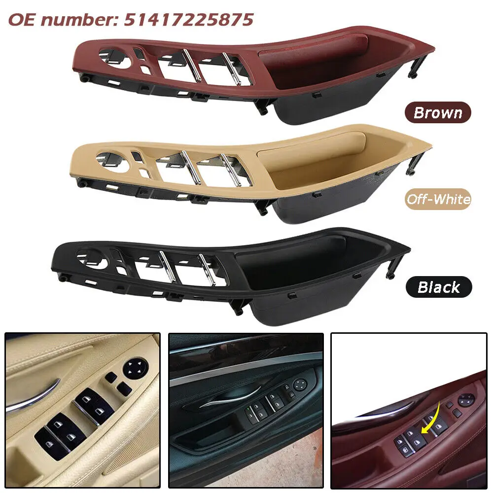 Для BMW 5 серии F10 F11 левый руль LHD 2010-2016 качество внутренняя дверная ручка