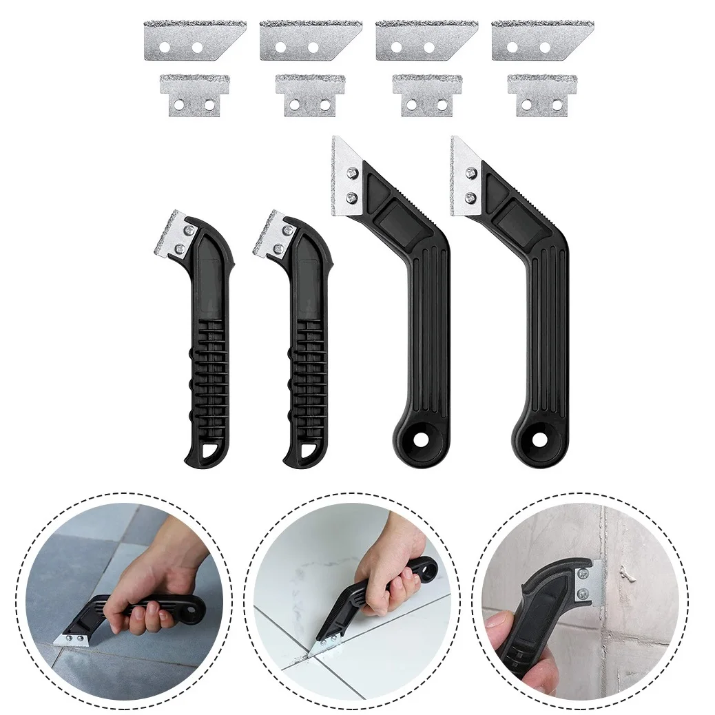 Ceramic Tile Gap Hook Cutter Tile Gap Grout Cleaning Remover Wall Floor Tiles Joint Cleaner Scraper Grout Remover Tool Blades