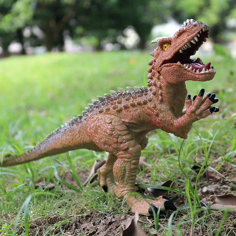 Oenux Savage Carnivorous Baryonyx Indominus Rex Jurassic Dinosaurs Animals Model Action Figures Collection Toy For Kids Gift images - 6