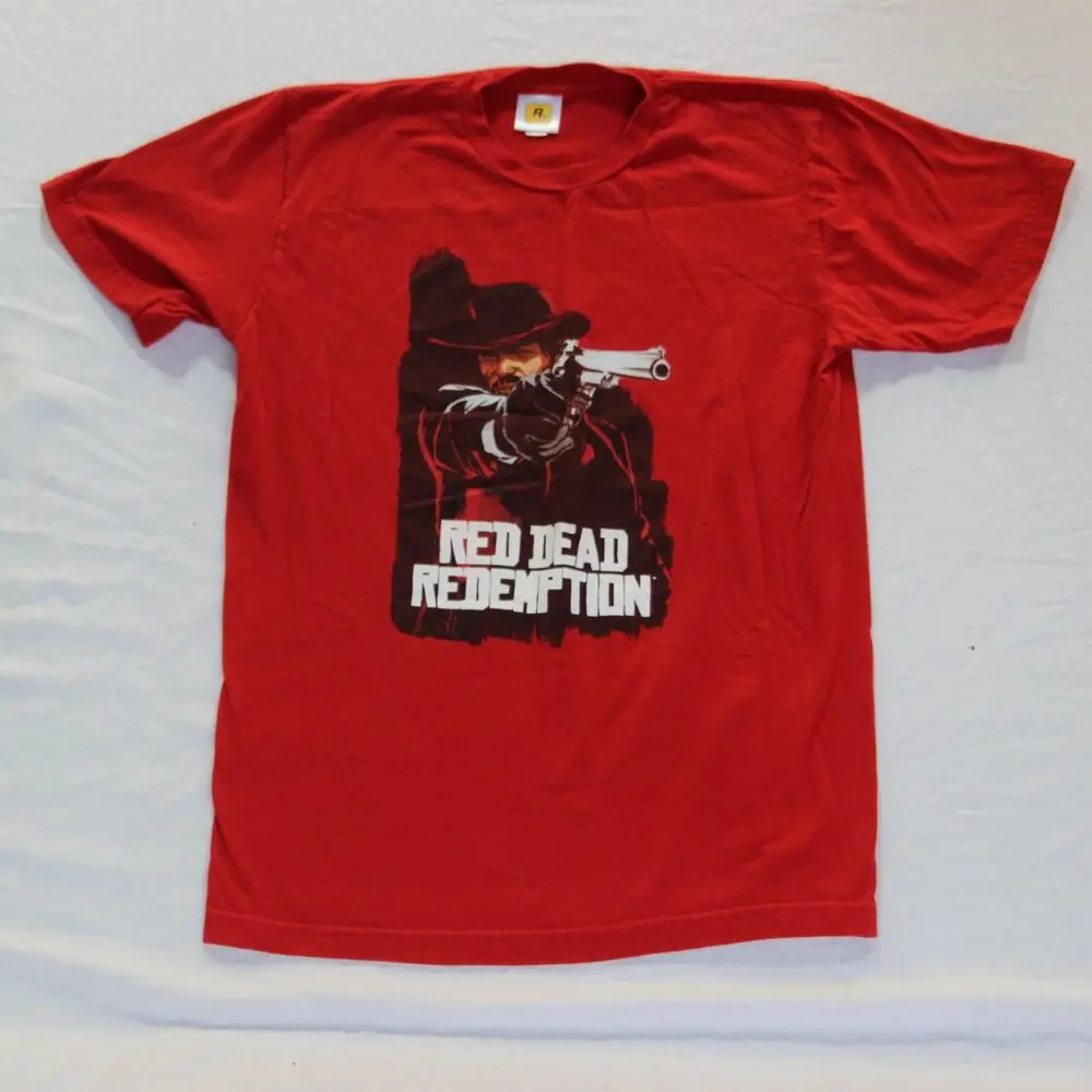 Футболка Rockstar Games Red Dead Redemption 2010 рекламная футболка для видеоигр товар M