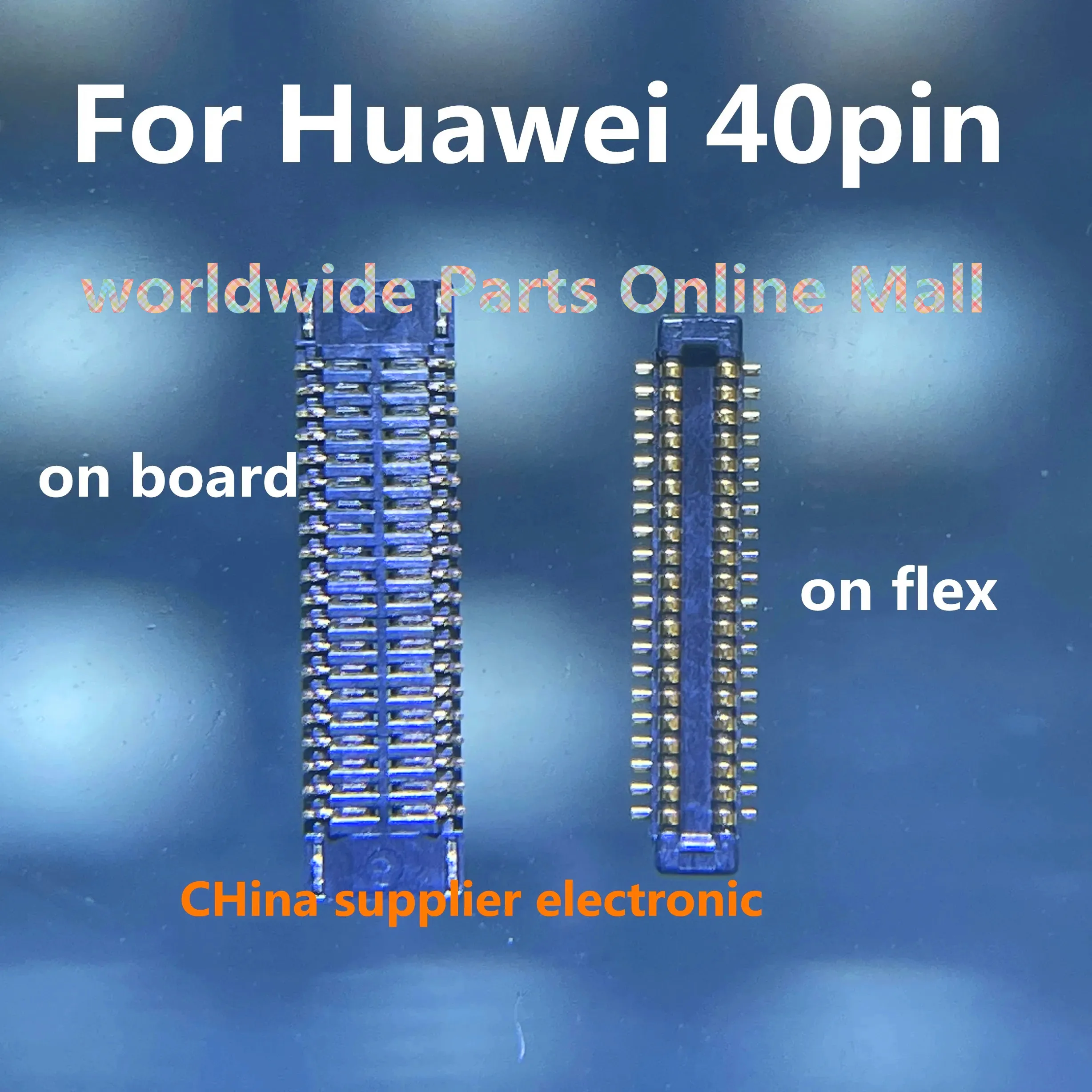 10 шт.-100 шт. 40-контактный ЖК-дисплей FPC Разъем для Huawei honor 9 lite V10 enjoy play 7S 7X Xiaomi Redmi Pro/ 8