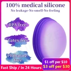 Менструальный многоразовый диск, плоский дизайн, менструальная чаша с Экстра-тонким стерилизационным силиконовым диском, тампонподкладка