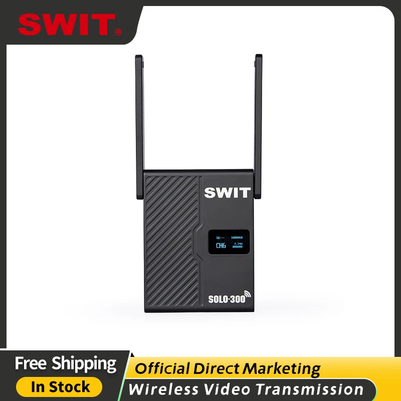 

SWIT SOLO-300 Mini Video Transmitter Wireless Device 1080P Video Image Transmitter For DSLR Camera iPad Smartphone IOS ANDROID